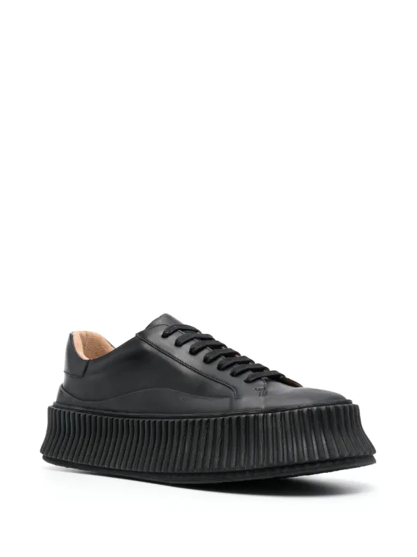 Jil Sander low-top lace-up Sneakers | Black | FARFETCH