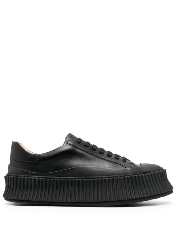 Jil Sander low-top lace-up Sneakers | Black | FARFETCH