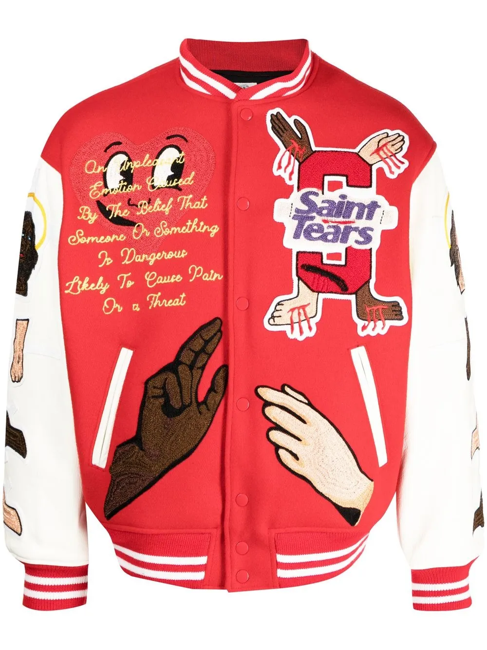 SAINT MXXXXXX World Map Bomber Jacket - Farfetch