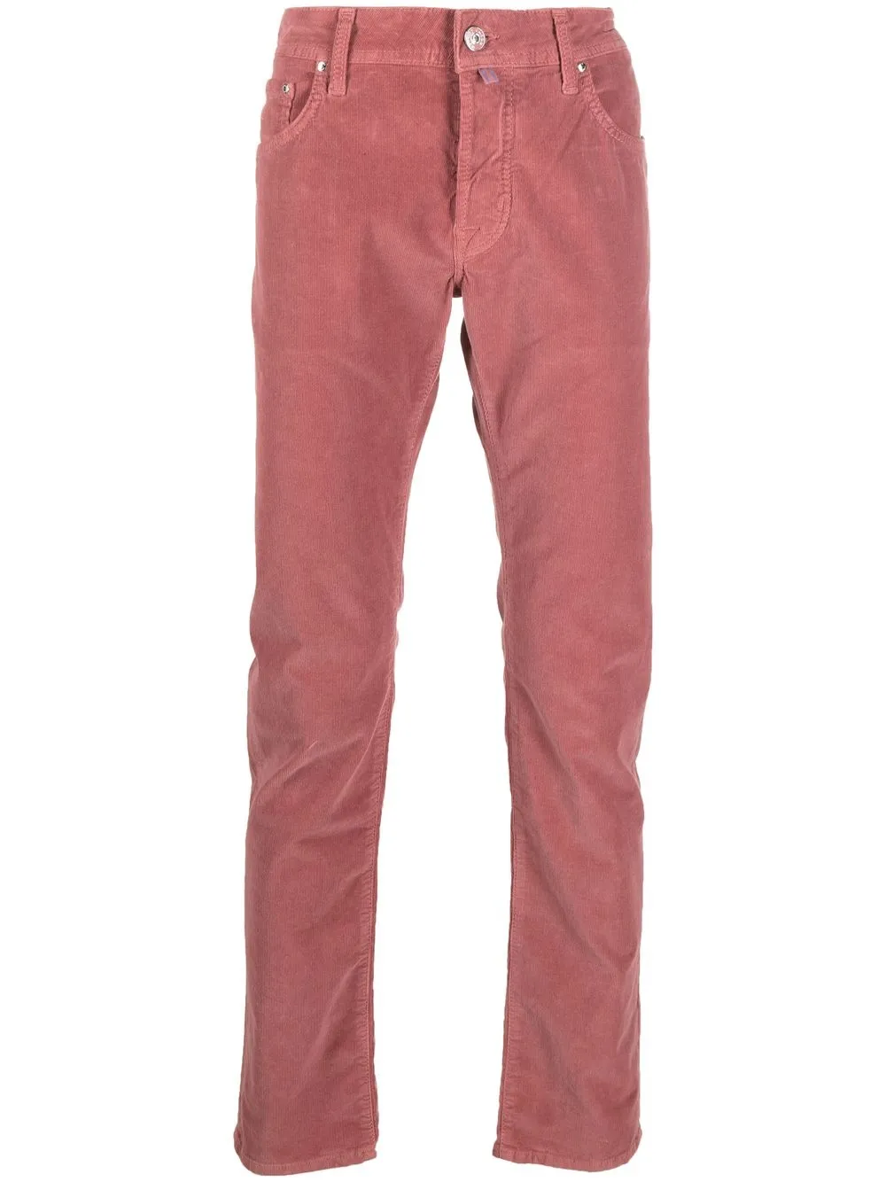 

Jacob Cohen pantalones rectos con ribete de bandana - Rosado