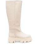 ALOHAS Katiuska leather knee-high boots - Neutrals