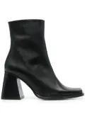 ALOHAS South 80mm leather ankle boots - Black