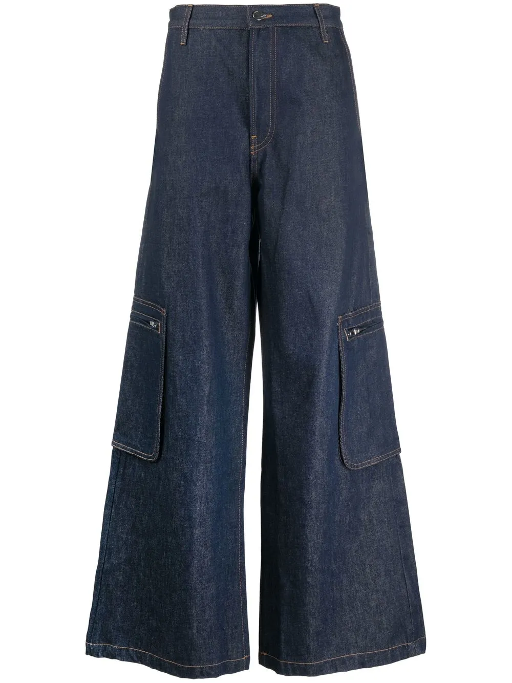 

AMIRI jeans cargo anchos - Azul