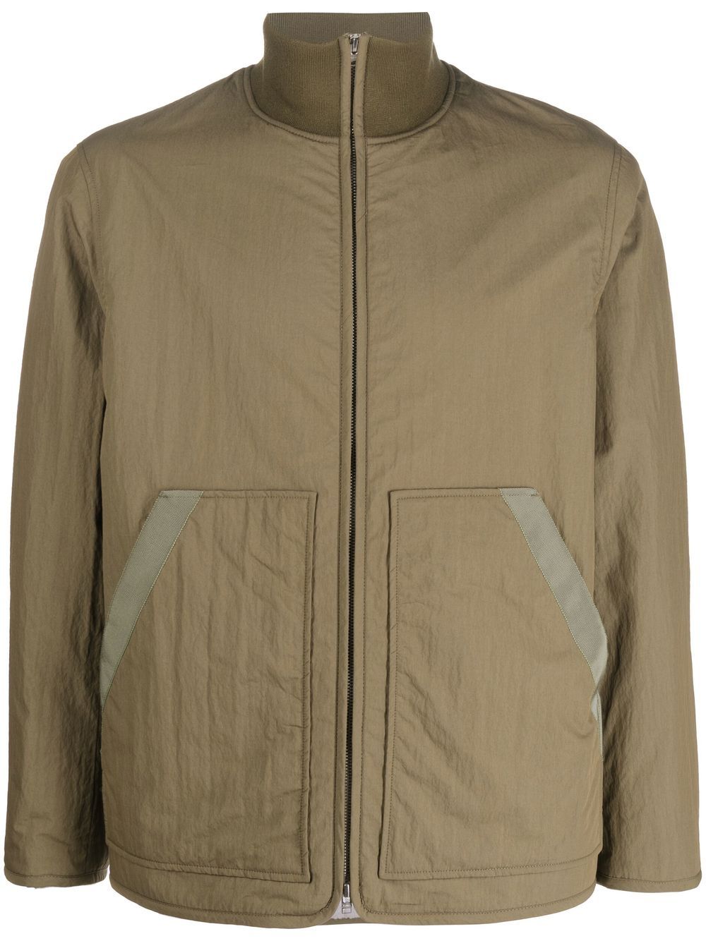 Closed long-sleeve zip-up Jacket - Farfetch