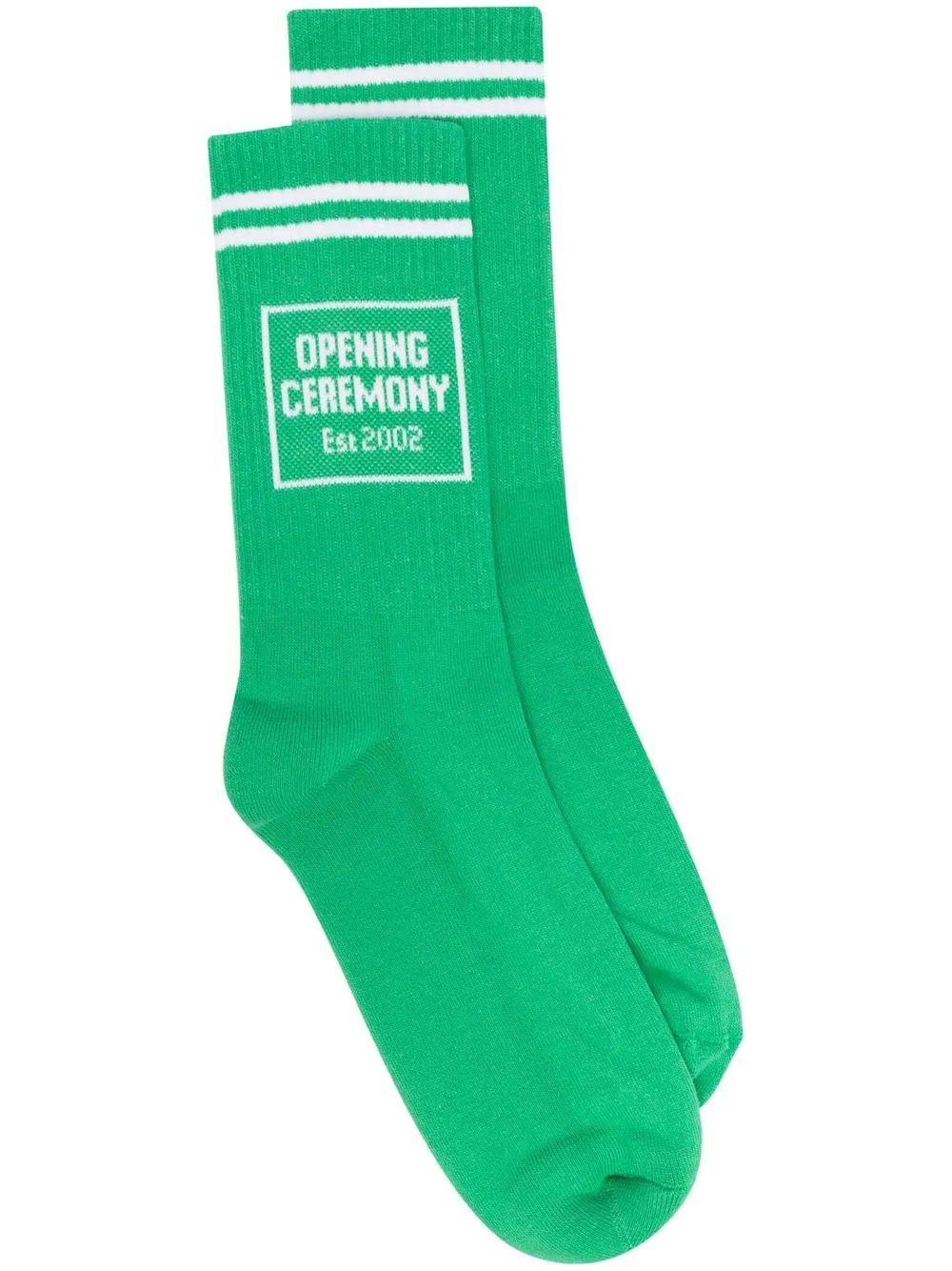 

Opening Ceremony box-logo socks - Green