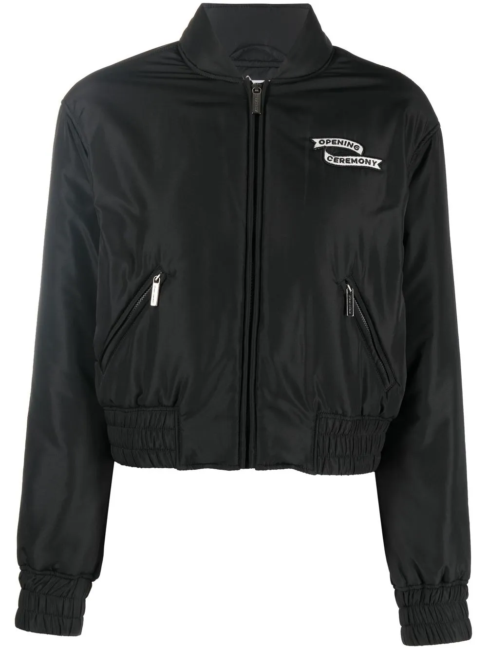 

Opening Ceremony chamarra bomber con parche del logo - Negro