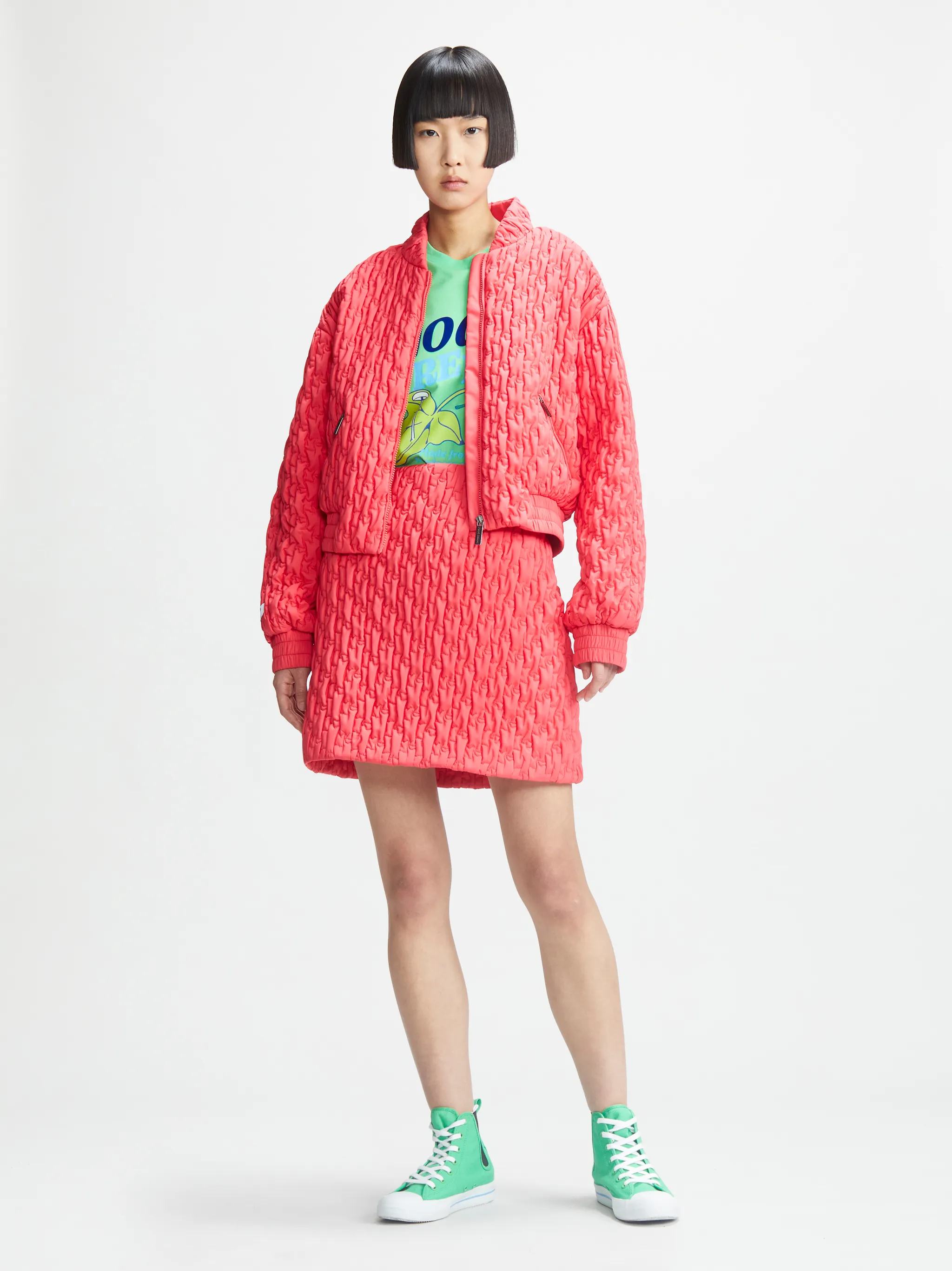 QUILTED BOMBER