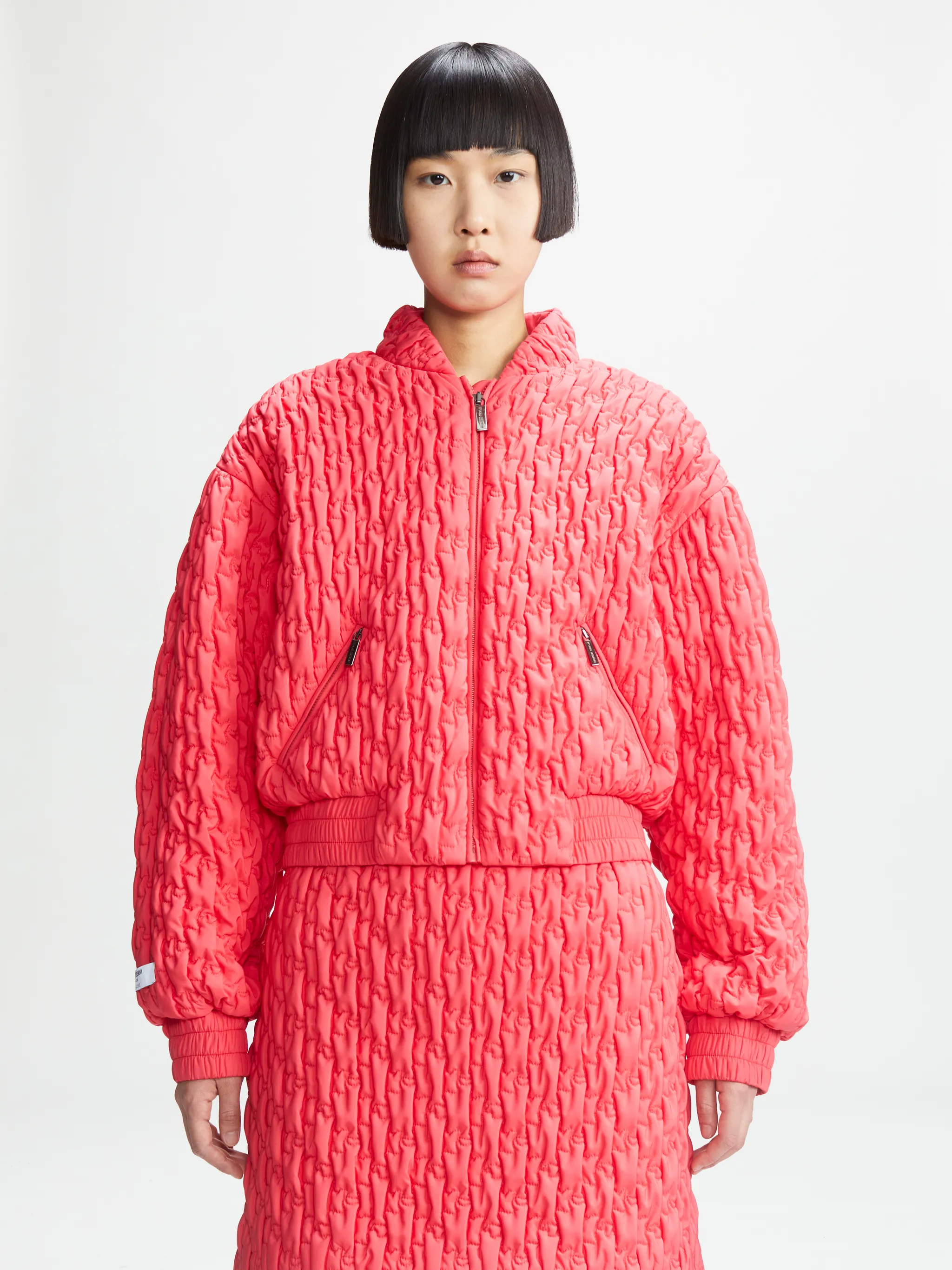 QUILTED BOMBER