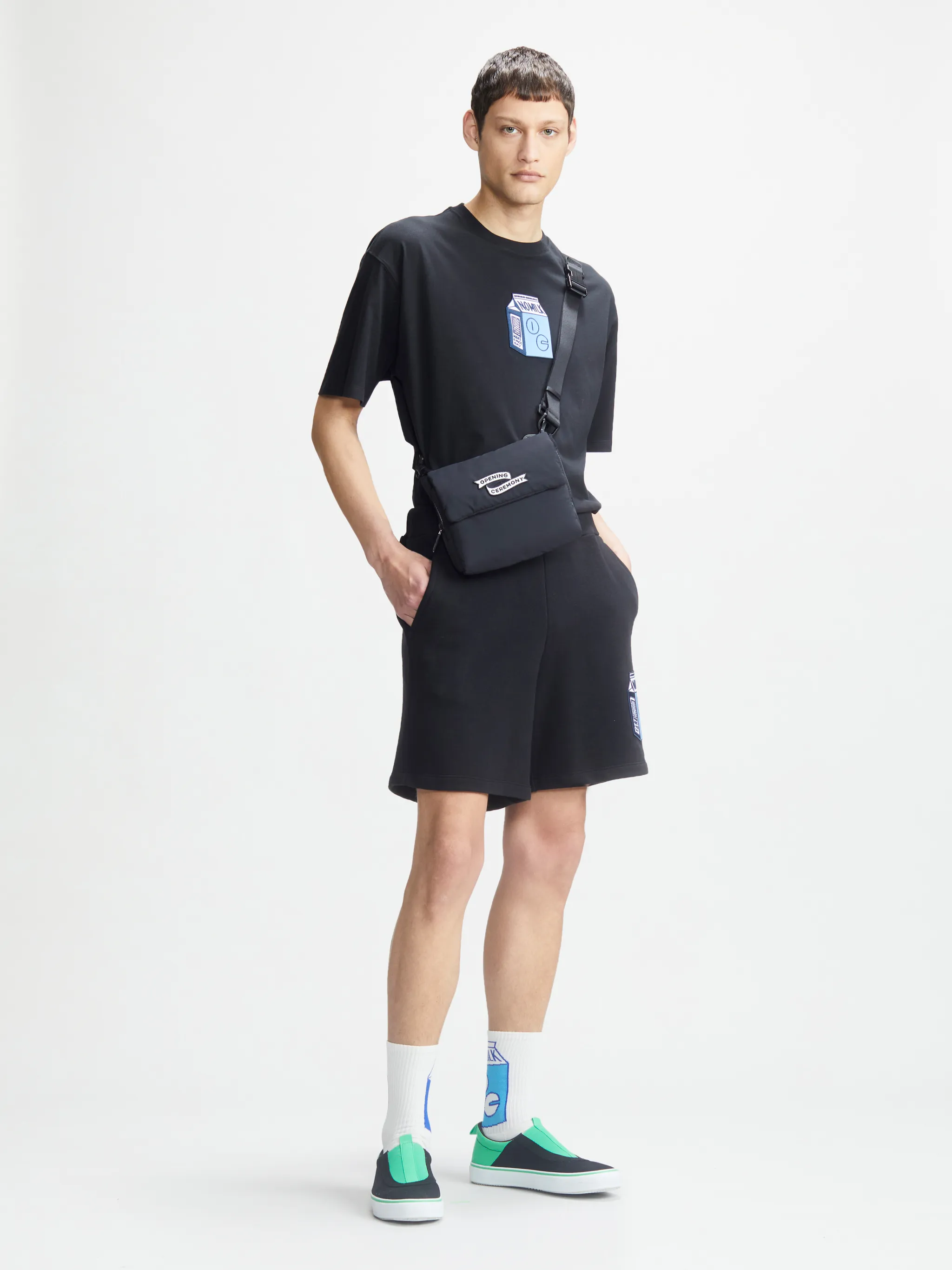 MILK PATCH SWEATSHORT