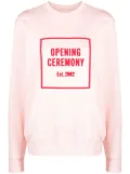 Opening Ceremony 3D box logo relaxed sweatshirt - Pink