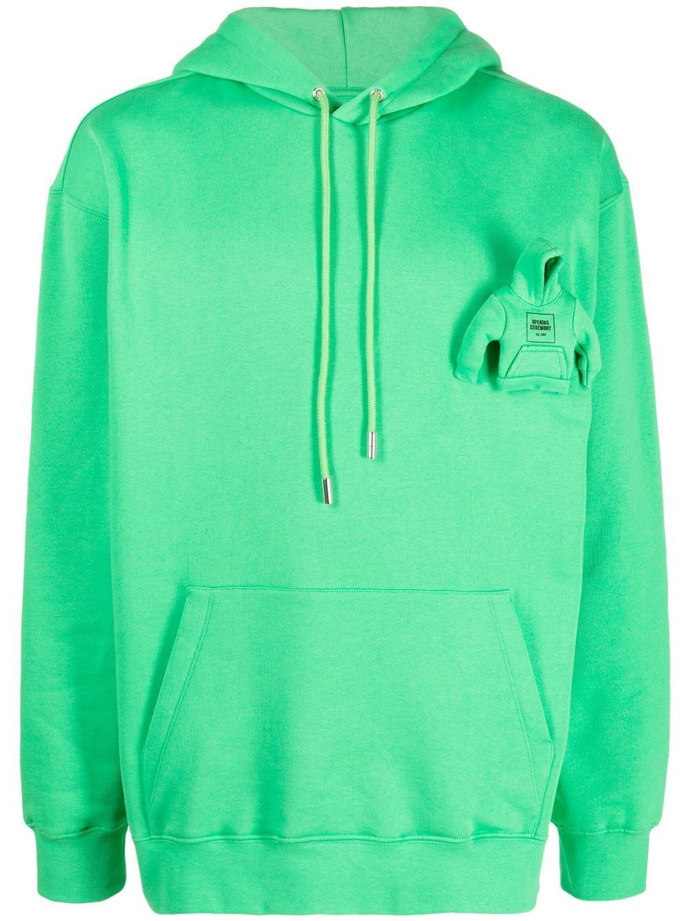 Opening Ceremony box-logo hoodie - Green