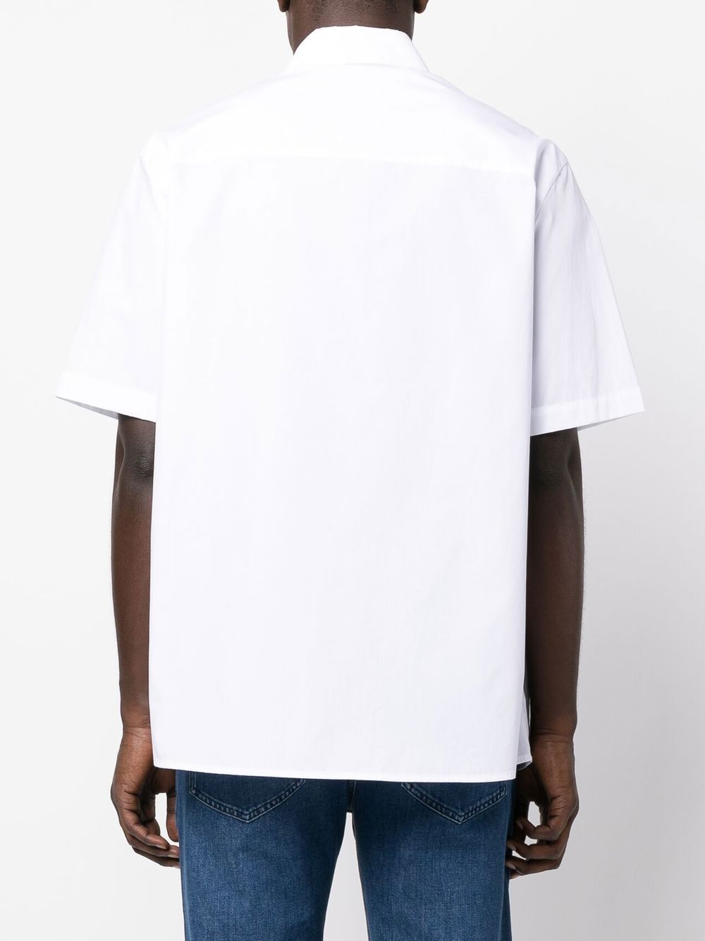 Opening Ceremony embroidered-patch short-sleeved Shirt - Farfetch