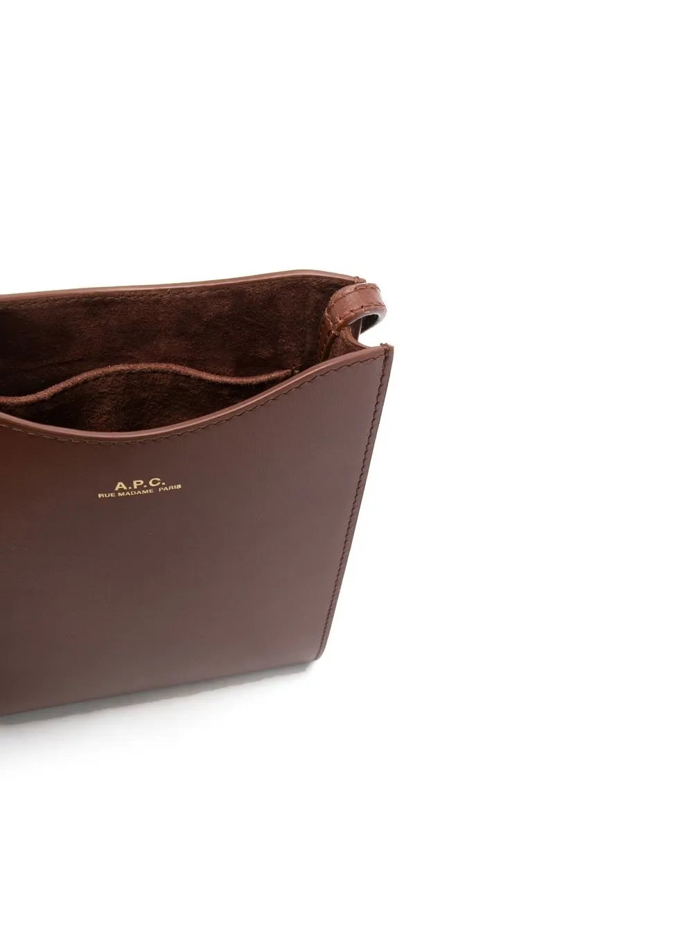 A.P.C. Jamie Leather Neck Pouch - Farfetch