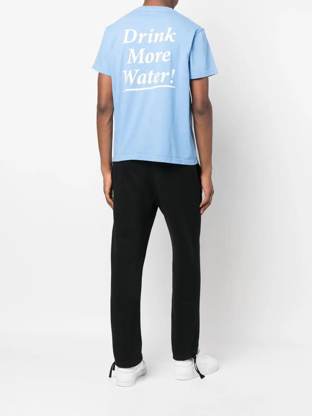 Sporty & Rich T-shirt met logoprint - Blauw
