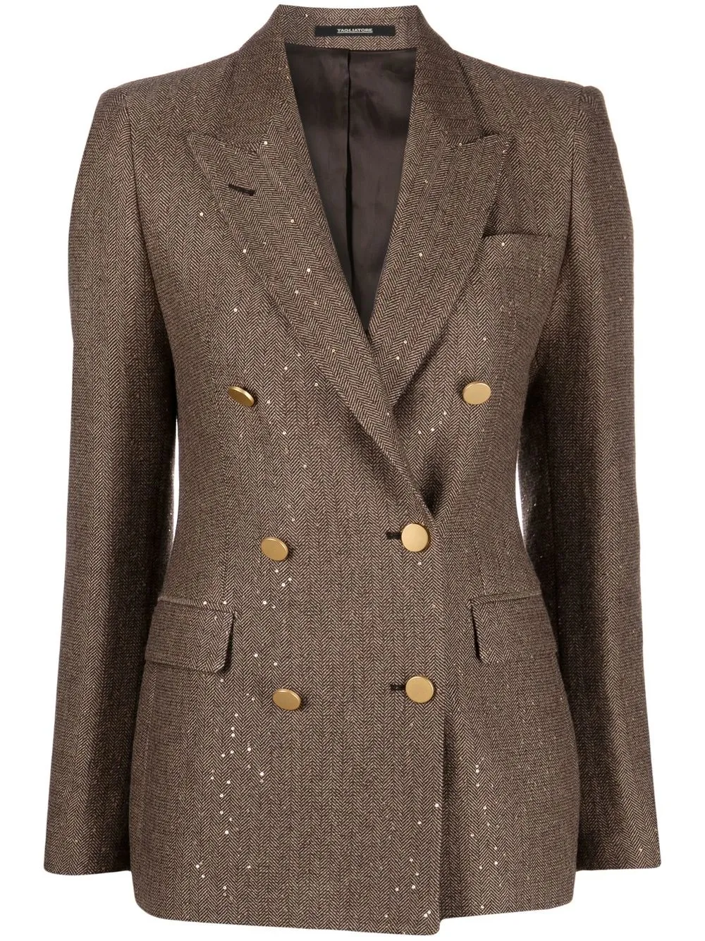 

Tagliatore Parigi sequin-embellished blazer - Neutrals