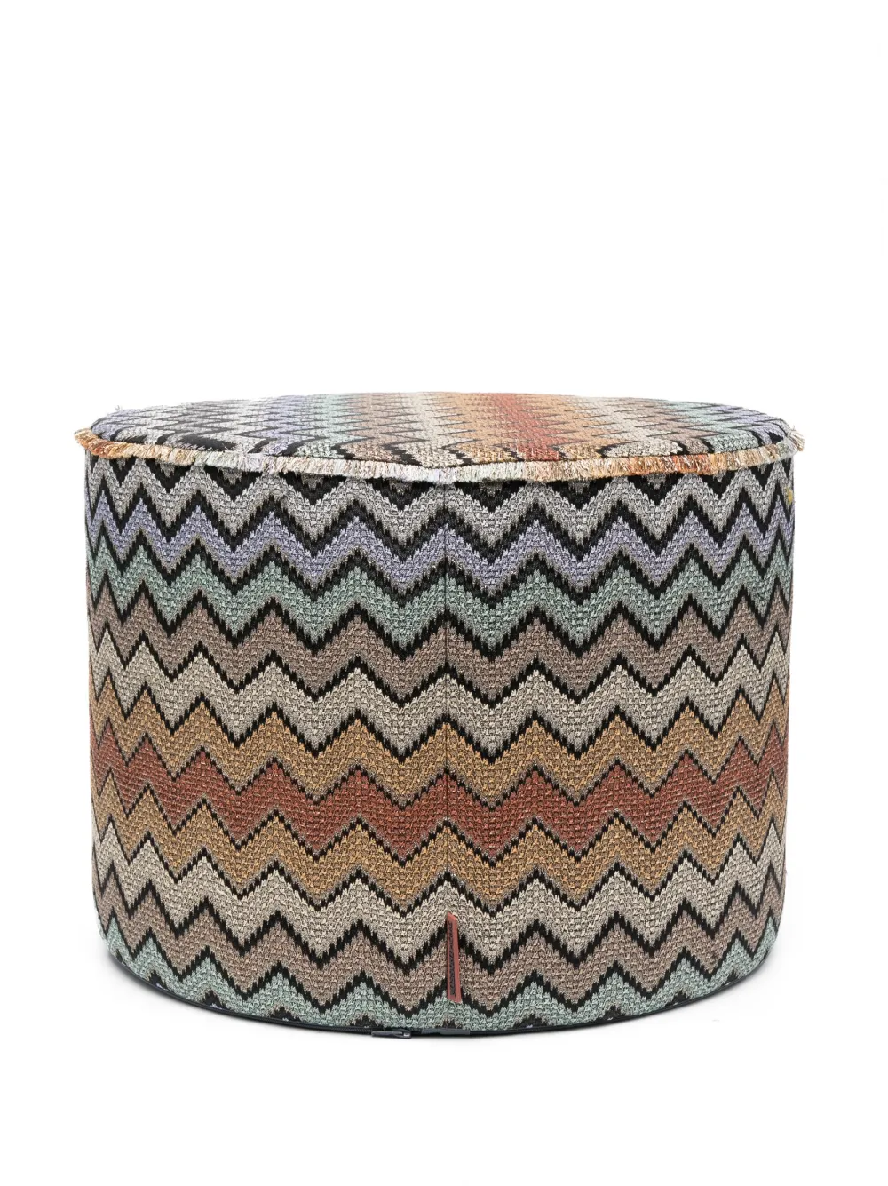 Missoni Home Kruk met chevron-streep - Beige