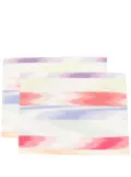 Missoni Home zigzag-print placemats - Green