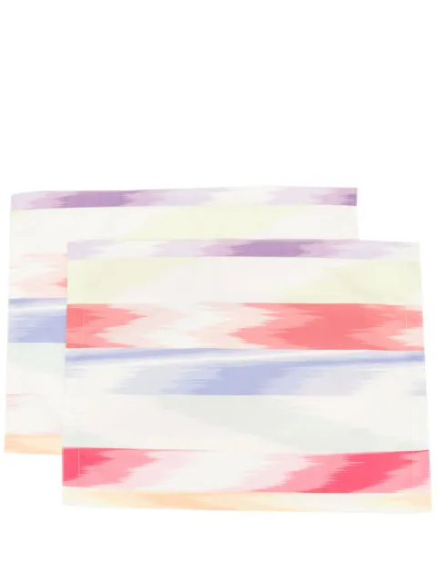 Missoni Home zigzag-print placemats