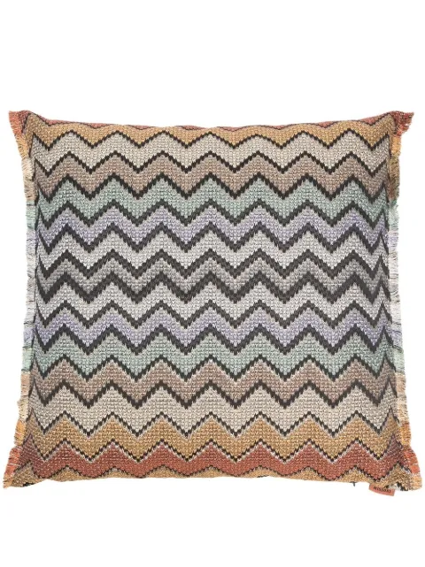 Missoni Home cojín cuadrado de tejido chevron 