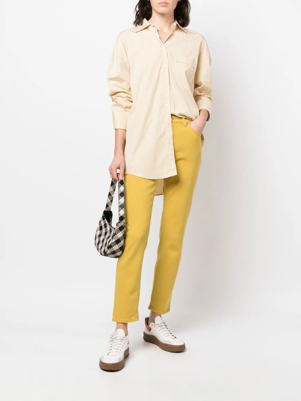 P.A.R.O.S.H. Denim jeans - Geel