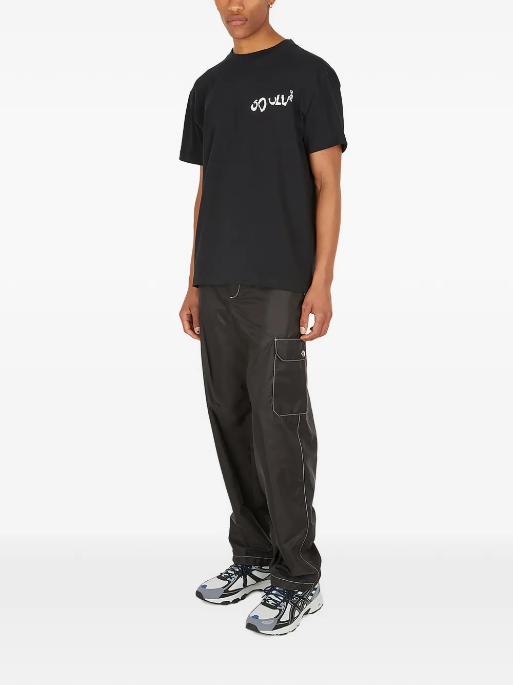 Soulland T-shirt met print Zwart