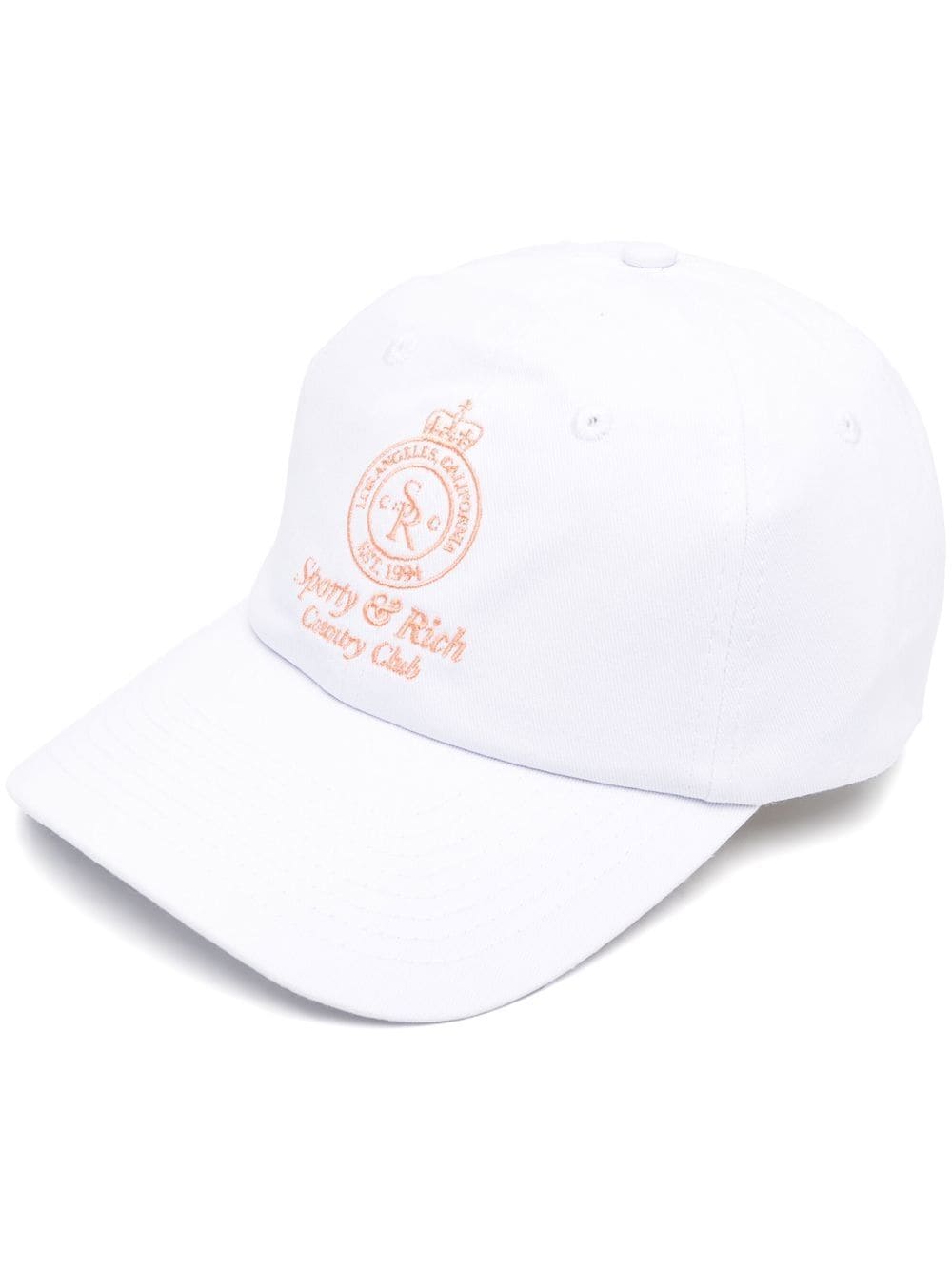 

Sporty & Rich gorra con logo - Blanco