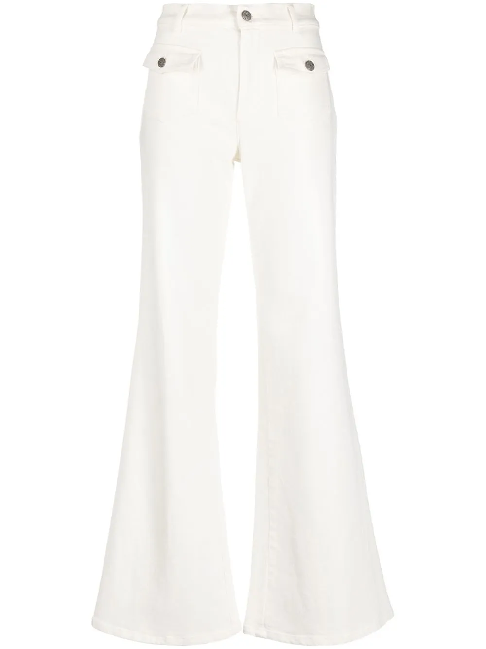 

P.A.R.O.S.H. flared denim jeans - White
