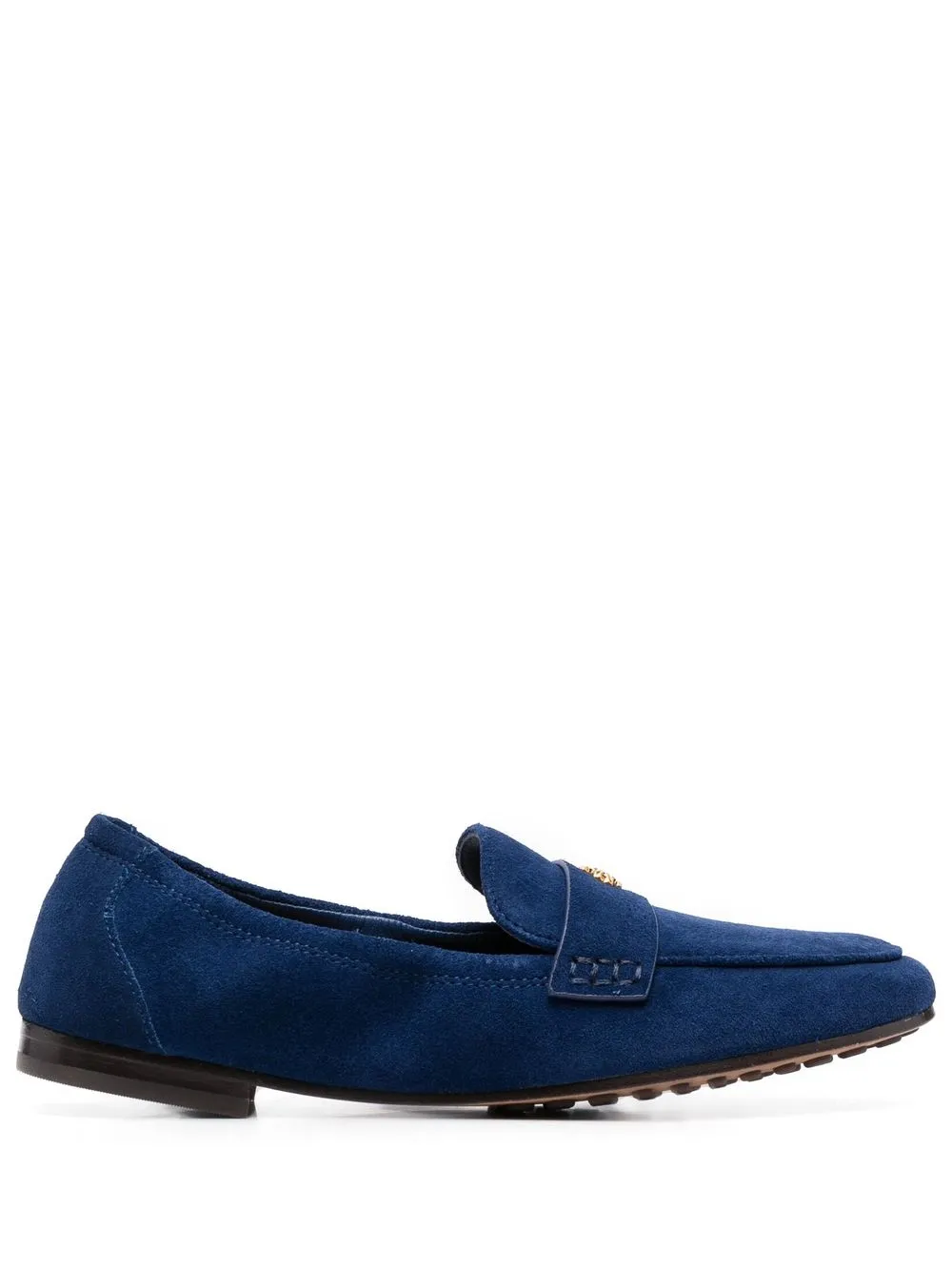 

Tory Burch mocasines con placa del logo - Azul