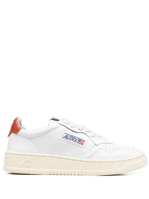 Autry logo-patch leather sneakers