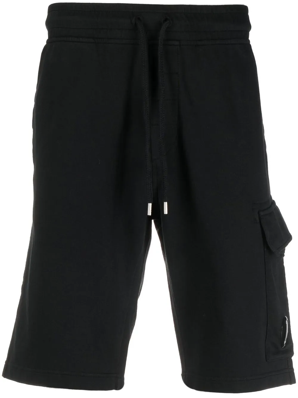 

C.P. Company Lens-detail cargo shorts - Black