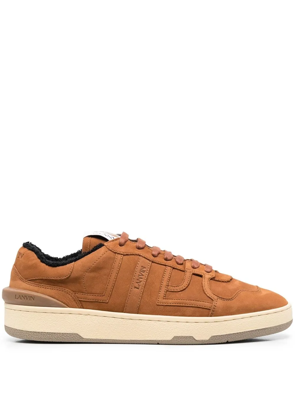 

Lanvin tenis bajos Clay - Marrón