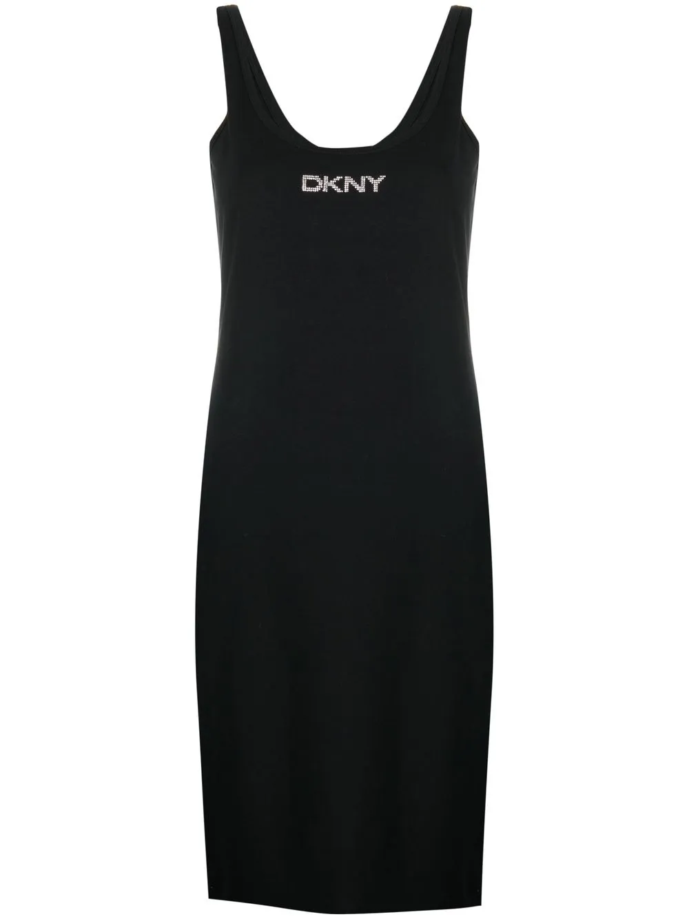 

DKNY studded-logo tank dress - Black