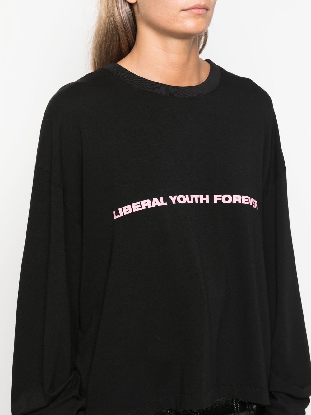 Shop Liberal Youth Ministry Liberal Youth Forever Sweater In Schwarz