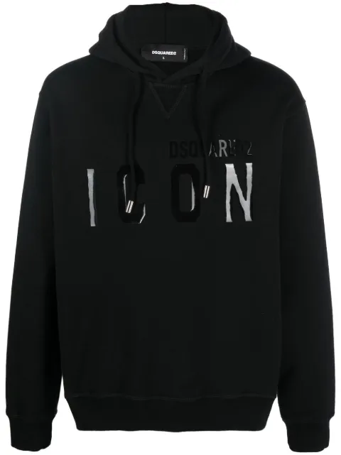 logo-print pullover hoodie