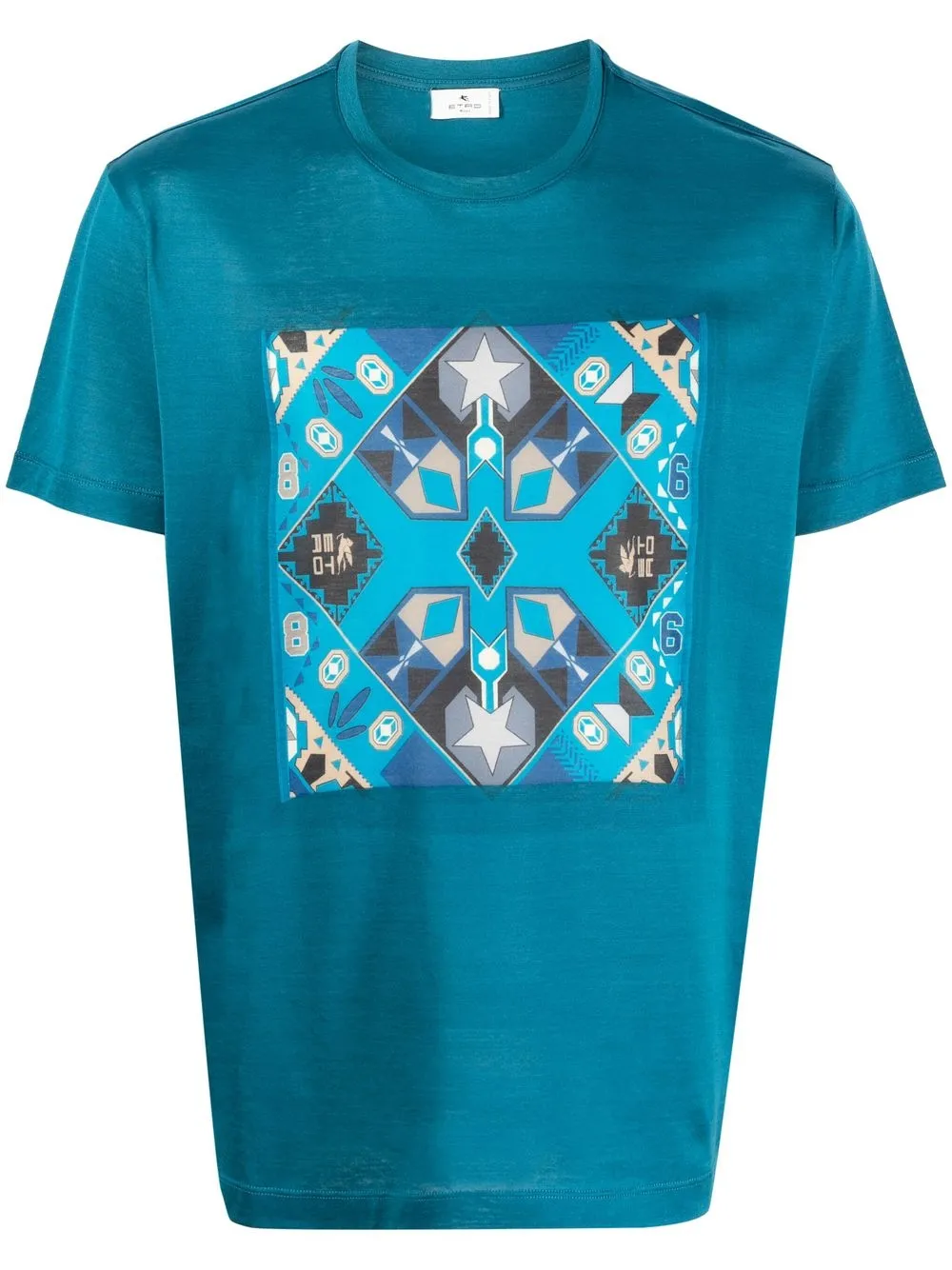 

ETRO playera con cuello redondo - Azul