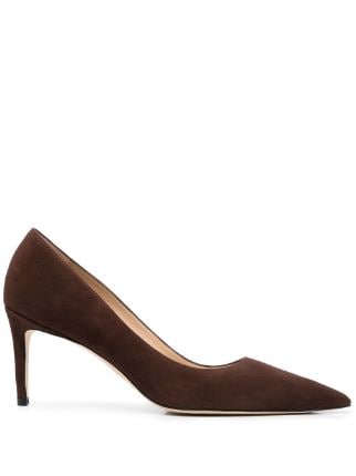 Stuart Weitzman pointed-toe 75mm Suede Pumps - Farfetch