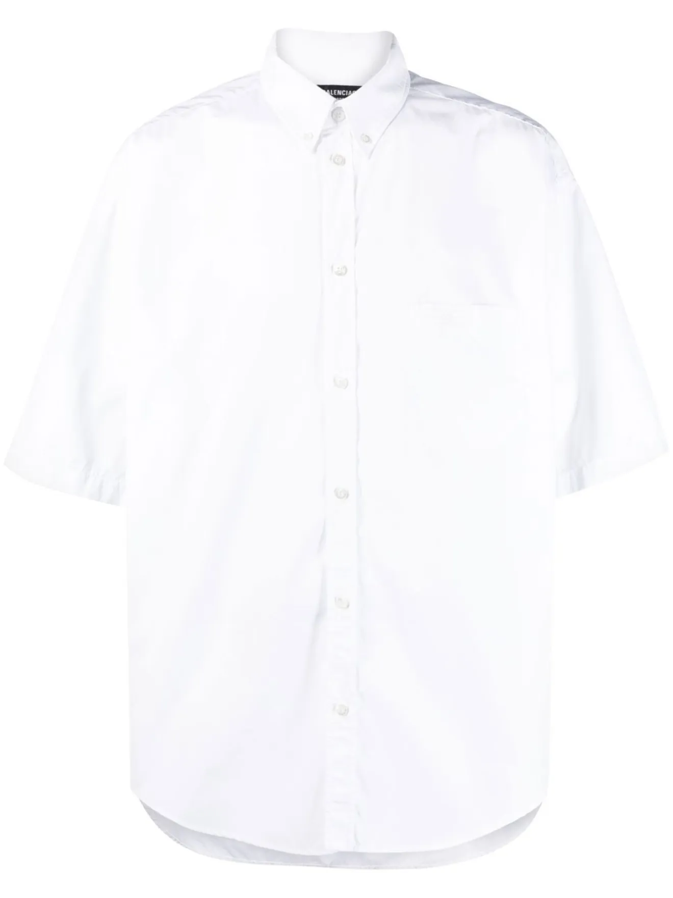 balenciaga button down shirt