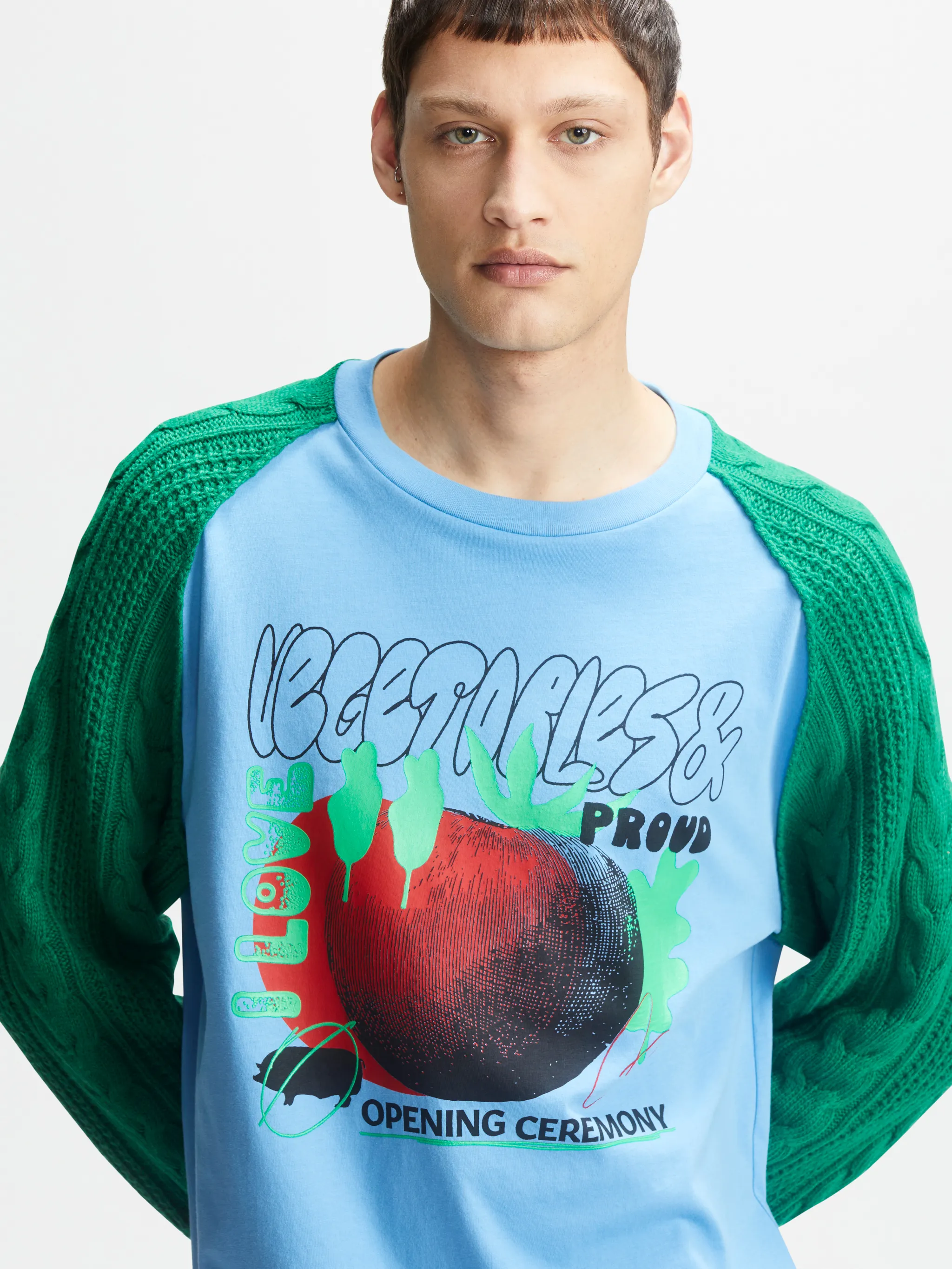 VEGETABLE KNITTED TOP