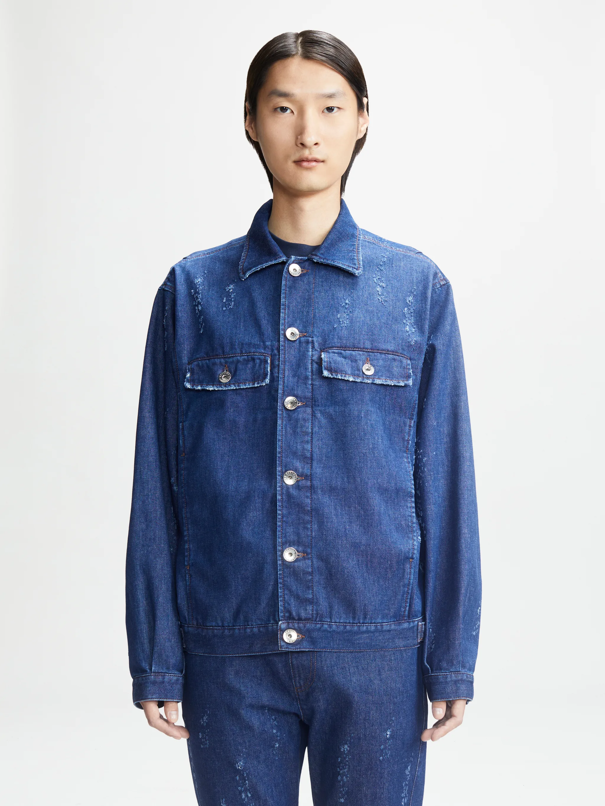 RINSE RIPS DENIM CABAN JACKET