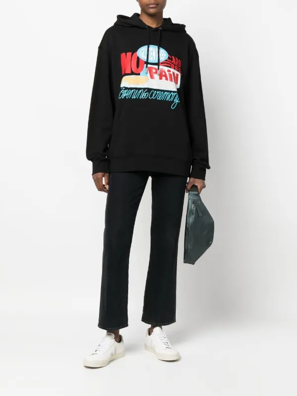 Opening Ceremony graphic-print Hoodie | Black | FARFETCH GE