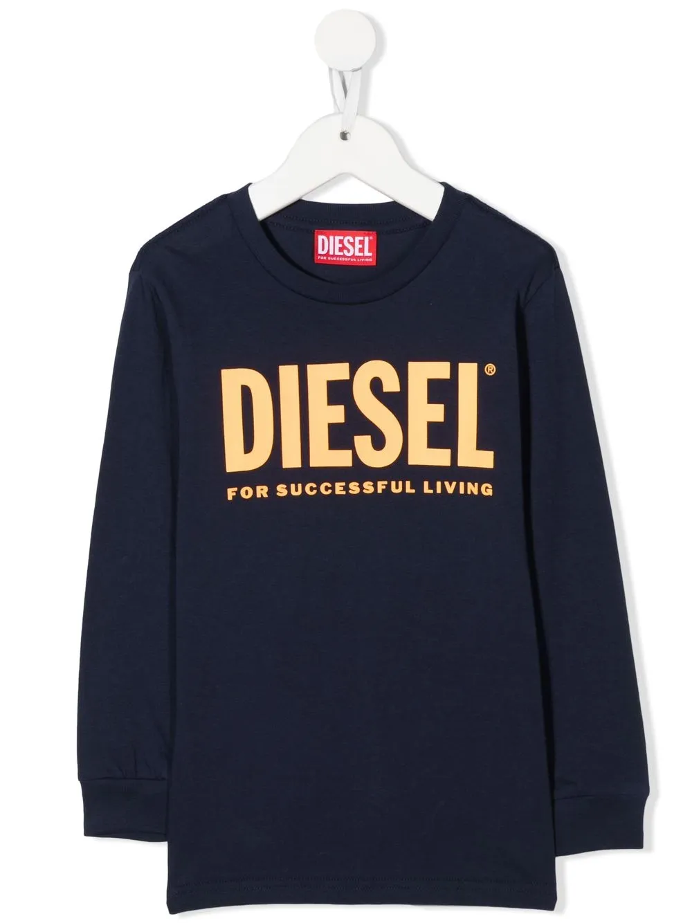 

Diesel Kids playera con logo estampado - Azul