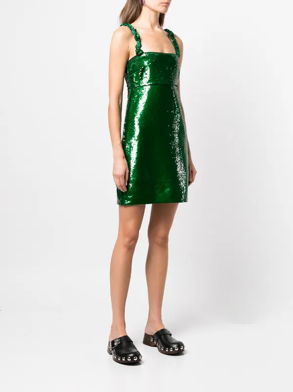 GANNI sequin-embellished Mini Dress 