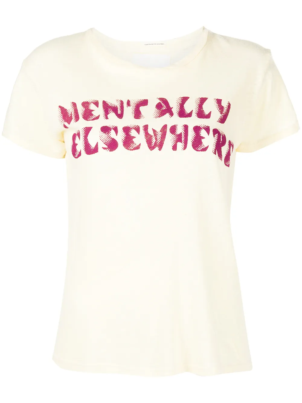 

MOTHER playera Mentally Elparts - Amarillo