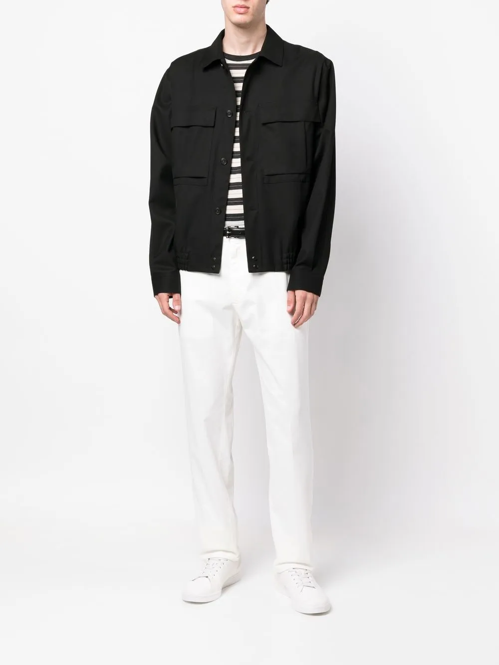 Zegna Straight broek - Wit