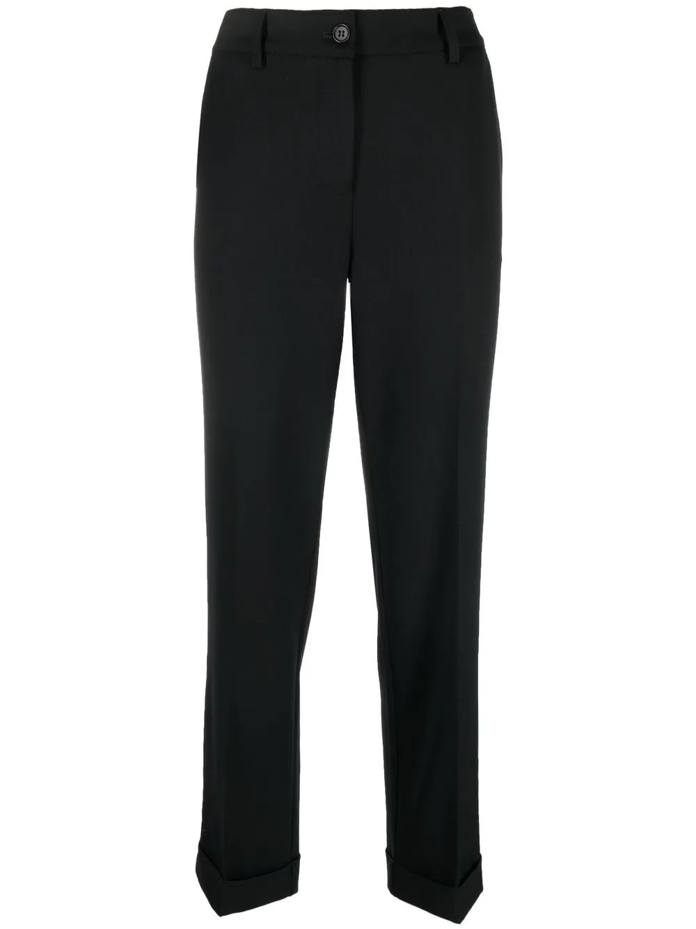 

P.A.R.O.S.H. mid-rise tailored straight trousers - Black