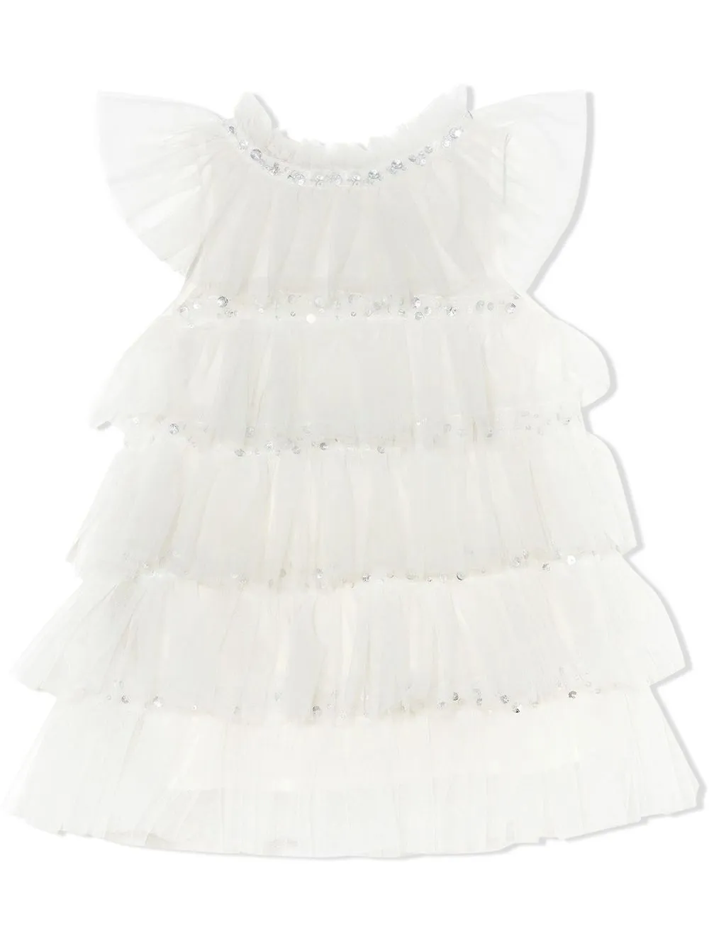 

Tutu Du Monde vestido con lentejuelas - Blanco