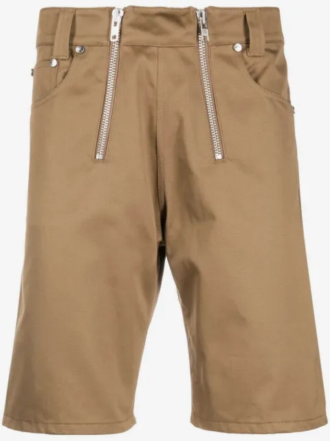 GmbH double-zip Bermuda shorts