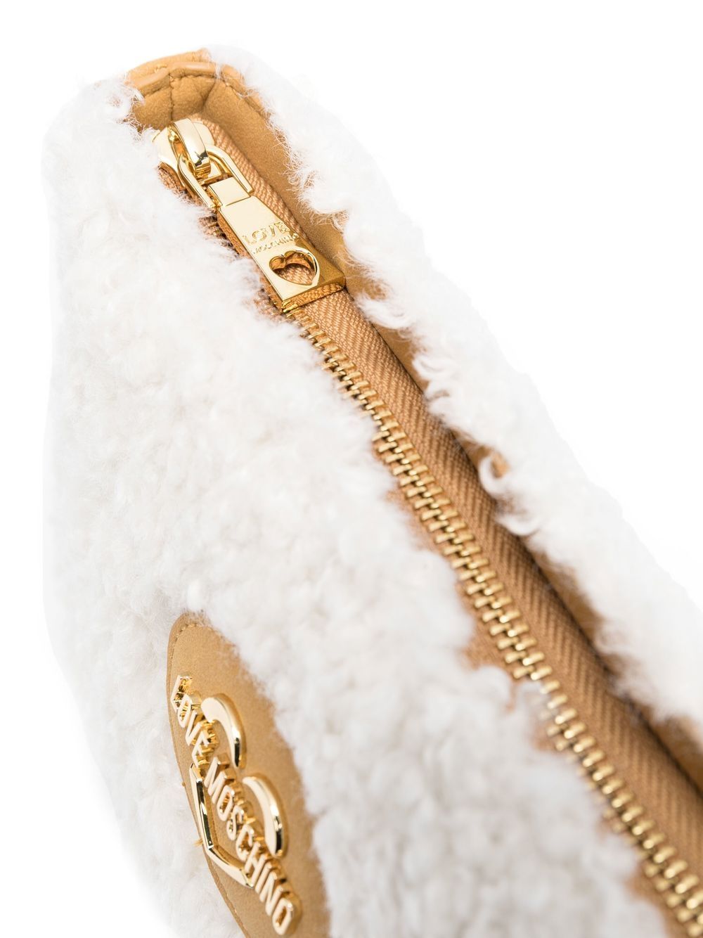 Love Moschino faux-shearling crossbody bag Women