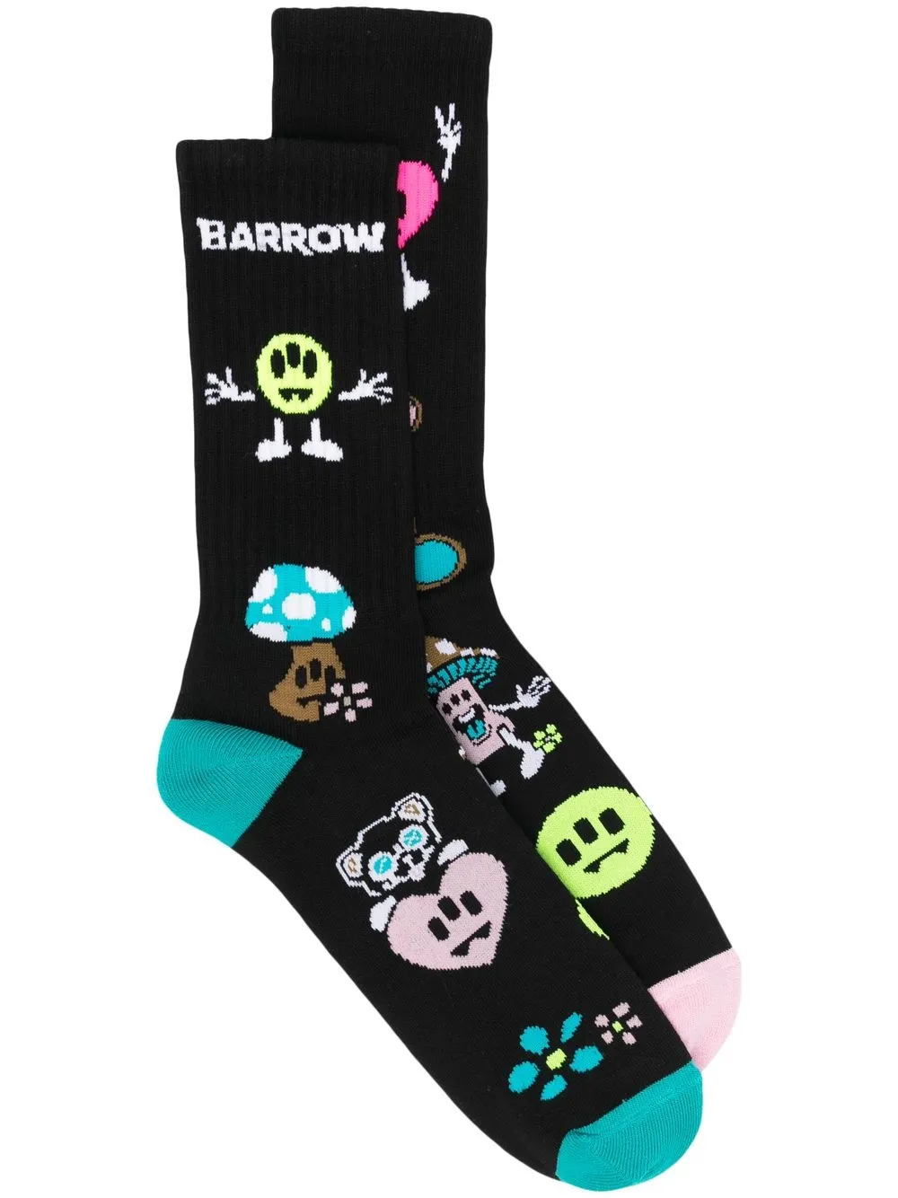 

BARROW calcetines tejido con logo - Negro