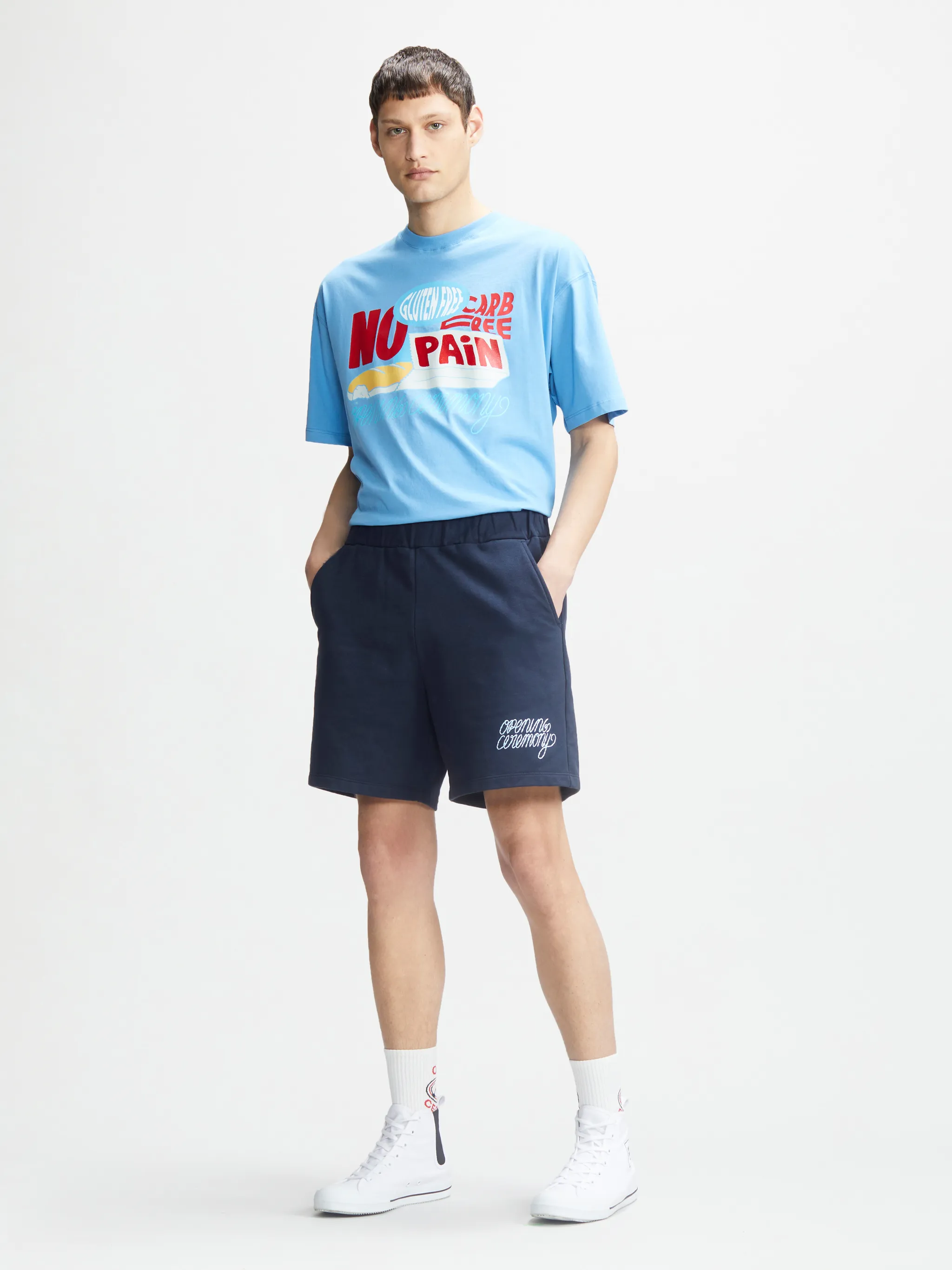 OC EMBROIDERY SWEATSHORT
